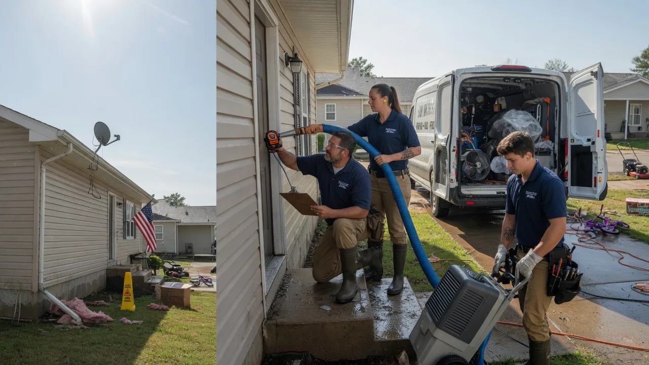 Ceiling Water Damage Restoration in Satsuma, AL near me
